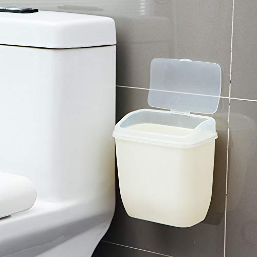 Allmro Mali smeće Može kuhinja smeće može sjeći kašika za smeće plastična kutija za pohranu reciklaža bin toalet kante za smeće kupatilo kantu s poklopcem