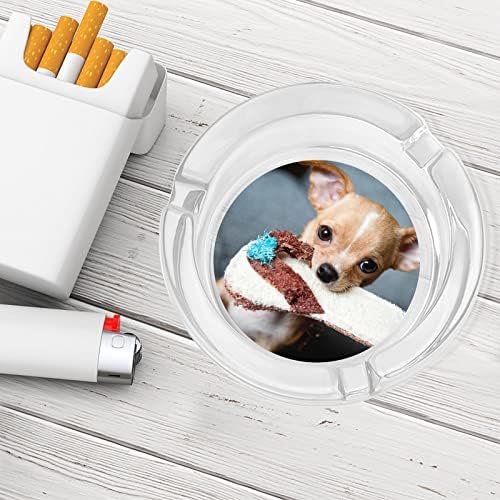 Pepeljare za cigarete pse kristalno stakleno pepeo za pušenje držač pepeljara za kućni hotelski