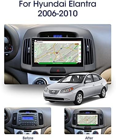 9 Android 10.0 Auto Radio Stereo Fit Za Hyundai Elantra Avante 2006-2011 Glavna jedinica GPS navigacija Carplay