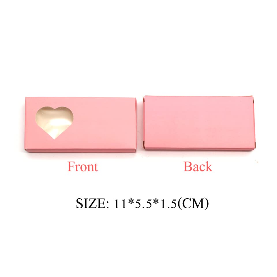 Leptir mermerne kutije za trepavice pakovanje prazne crne ružičaste boje trepavice u obliku srca, x09 kutija