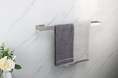 Tocten ručnik za kupanje - 2 pakovanje kvadratnih baza za ručnik od nehrđajućeg čelika za kupatilo, kupatilo bar pribor za ručnik za ručnik za ručnik