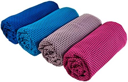 4 kom hladni ručnik ledeni ručnik meko prozračan prohladni ručnik za teretanu, kampiranje, trčanje i vježbanje