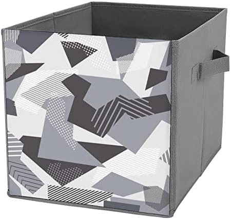 Geometrijski s trouglovima Stripes točkice za skladištenje sa ručkama Sklopivi kanti za kašike Organiziranje