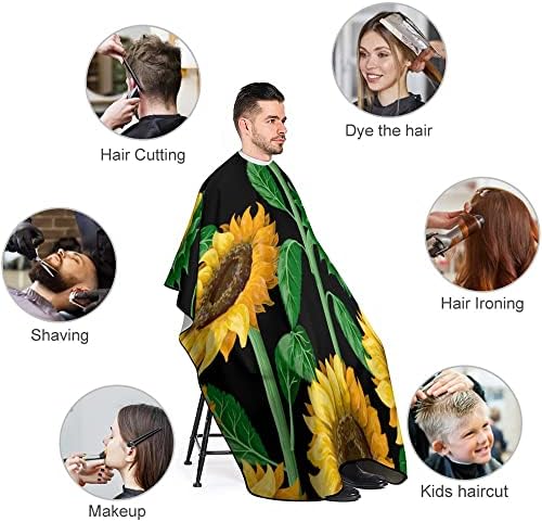Vantaso ulje slikanje suncokreti Barber rt za muškarce Žene Djeca profesionalna, ekstra velika frizura