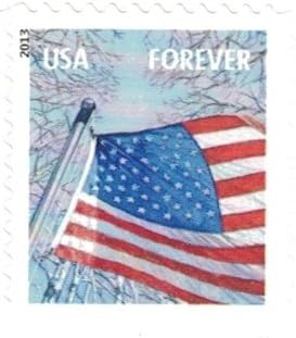 USPS Forever poštanske marke zastave 100 posjeta