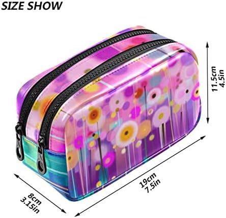 Glaphy Daisy Floral Flowers šarena pernica, torbica za olovke velikog kapaciteta Patentni zatvarač prenosiva