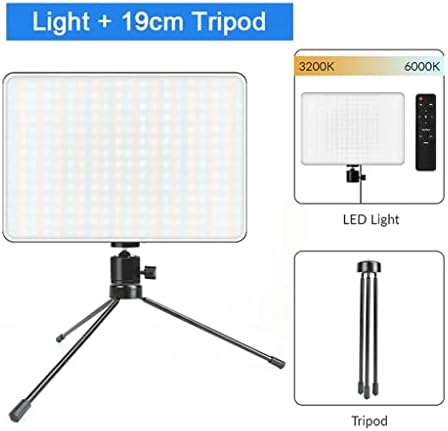 Quul zatamnjena LED ploča za video svjetiljku EU utikač svjetlosnog trobojnog fotografske rasvjete