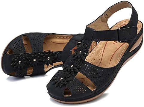 Sandale za žene Ležerne ljetne platforme na plaži Sandels djevojka gola blok za gležanj ljetne sandale široke