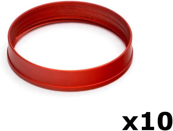 EKWB EK-Torque 12 prstenova u boji, crveni, 10-pakovanje