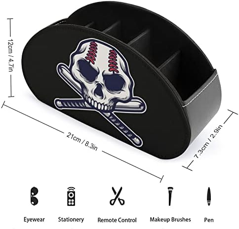 Bejzbol lobanja na daljinsko upravljanje kutija za skladištenje multifunkcionalni PU kožni daljinski
