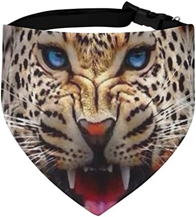 Ljuti Leopard Dog Bandana Podesivi kućni ljubimac Šal Slatki trokut Kerchief za pse mačke