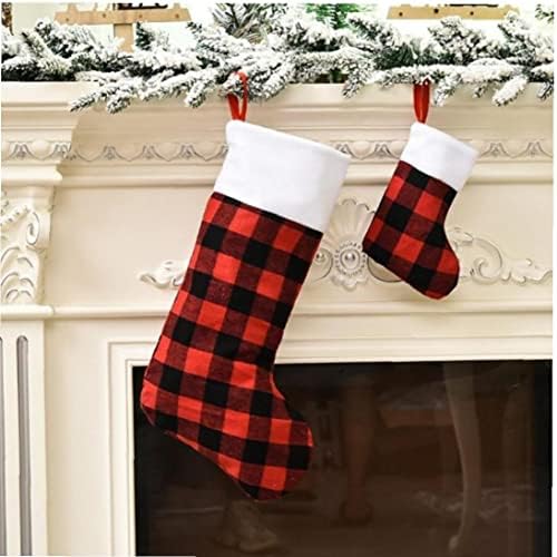 Zonster Božićna čarapa Xmas poklon bombonske torbe Božićni ukrasi za dom Natal Navidad Sock Novogodišnji