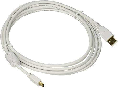 Monopricija 15-stopa USB 2.0 A muški za mini-B 5pin muški 28 / 24WG kabel sa feritnom jezgrom,