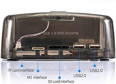 LYSLDH USB 3.0 sve u 1 priključak za čitač HDD priključne stanice IDE / SATA dvostruka multifunkcionalna priključna stanica za tvrdi disk