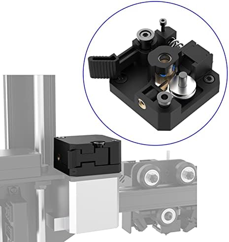 Jabey 3D Printer dijelovi, Cr-6 SE Ekstruder Kit glatka Ekstruzija stabilno hranjenje za 1.75 mm Filament