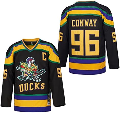 D-5 men Mighty Ducks dres 33 Goldberg 66 Bombay 96 Conway 99 banke dres, film Hokej na ledu