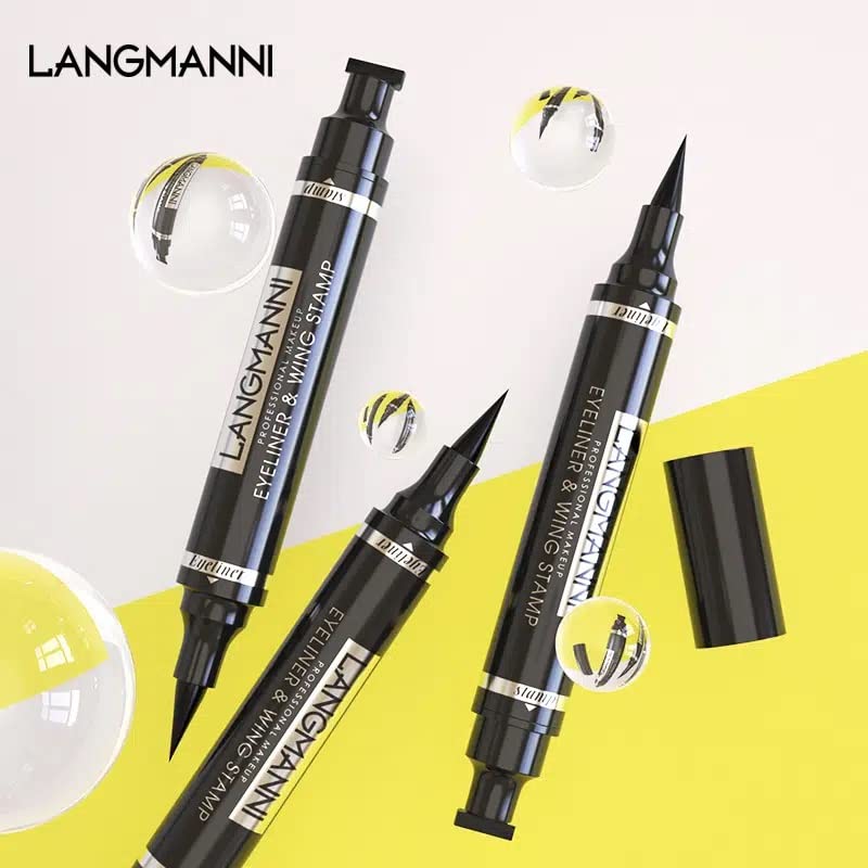 Langmanni 2 U1 Tečni Eyeliner Markice Za Šminkanje Pečat Olovka Pečat Olovka Za Oči Vodootporan