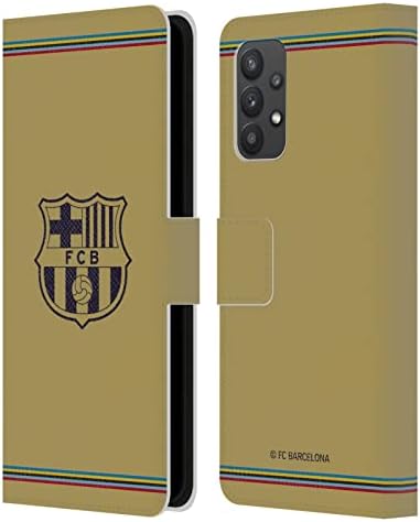 Dizajn kućišta za glavu zvanično licenciran FC Barcelona Away 2022/23 Crest Kit kožna Navlaka za novčanik za knjige
