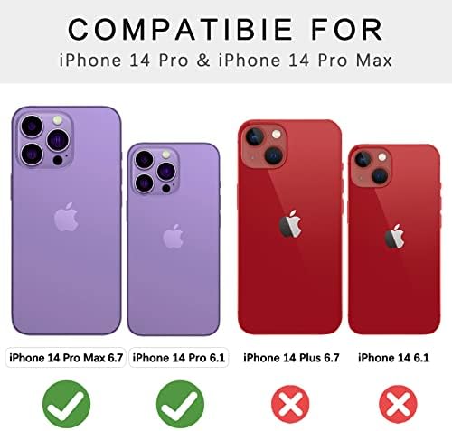 FYY za iPhone 14 Pro Max zaštitnik sočiva kamere/iPhone 14 Pro zaštita sočiva kamere, [originalna boja sočiva]