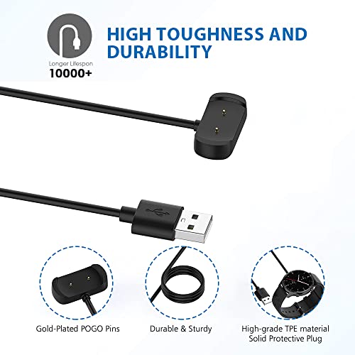 FittitUrn kabel za punjač za AmagareFit BIP 3 / BIP 3 PRO / GTS 4 mini, kabel za punjenje sa 3,3ft USB