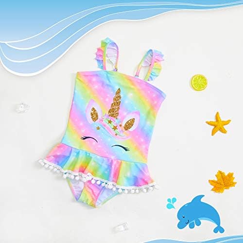 MHJY djevojke Jednodijelni kupaći kostimi kupaći kostimi jednorog kupaći kostim Ruffle Odjeća