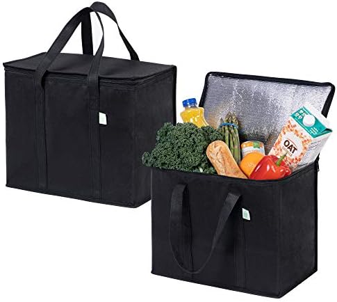Veno 2 Pakovanje izolovana torba za višekratnu upotrebu, torba za dostavu hrane, izdržljiva,