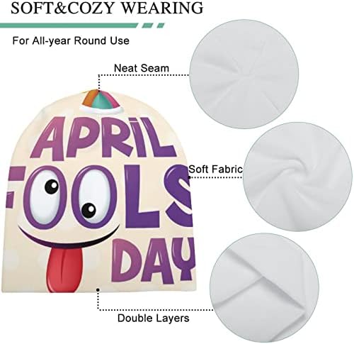 BAIKUTOUAN April Fool's Day Print kape za muškarce žene sa dizajnom Lobanja kapa