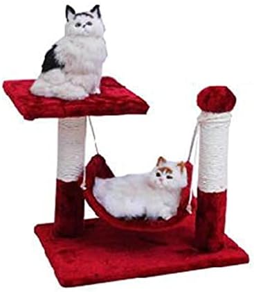Wzhsdkl Funny Pet Mačke Tree Condo Kuća Scracen Okretanje post penjanje drvene igračke za mačke