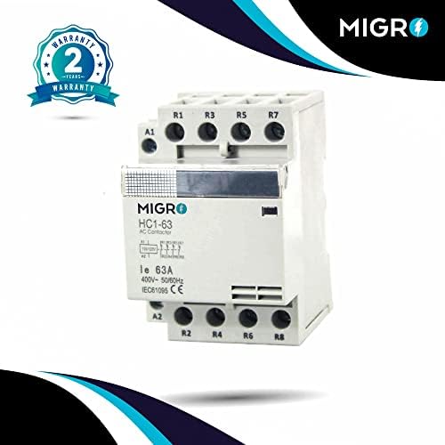 MIGRO 4 pol, 60 ampera, 110/120 VAC normalno zatvoren zavojnik za jaki AC kontaktor zamjenjuje gotovo sve