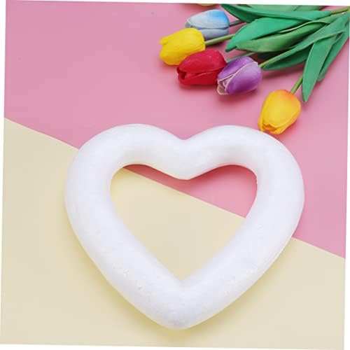 Holibanna 48pcs Valentinovo vijenac oblika prazan zanat - Modeliranje srca Rose Home Vjenčani prstenovi