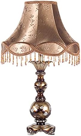 LHLLHL Europska retro stolna svjetiljka vjenčana proslava američke tkaninske stolne svjetiljke vjenčanica dnevna soba zatamnjenje
