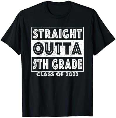 Diplomirani razred od strane 5. razreda od 2023. majica petog razreda