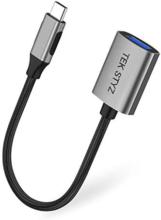 TEK STYZ USB-C USB 3.0 adapter kompatibilan sa Google Pixel Slate OTG Type-C / PD muški USB 3.0 ženski pretvarač.