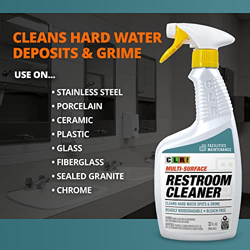 CLR PRO industrijsko sredstvo za čišćenje u kupaonici - sprej za više površine čistim tvrdim vodenim mjestima