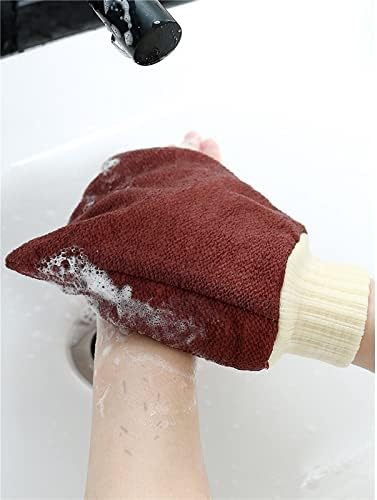 Jkyou Rukavice za umivane punjenja za kupanje jakih body pilinge Arktifakta utrljavanje odraslih zadebljano