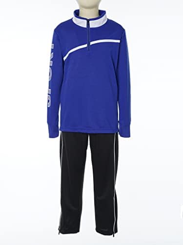 Ttao Boys atletski outfit 2 komada trenerka puna zip up džemper i putni sportove koji trče trčanje jogging
