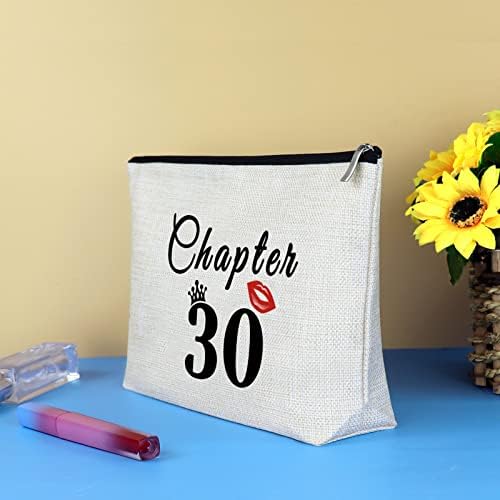 30th Birthday Gifts for Women makeup Bag 30 Years Birthday Gifts for friendly Sister Wife teta Coworker