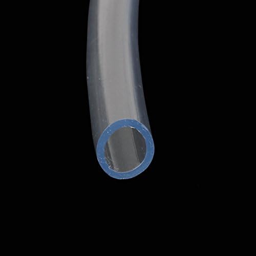 uxcell 8mm x 6mm Clear Fleaxible PVC cijev pneumatsko Poliuretansko crijevo dužine 2m