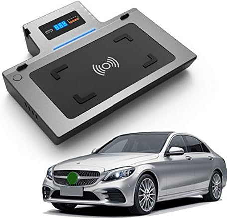 Bežični punjač za telefon, Qi standardni bežični punjač 15w brzo punjenje za Mercedes-Benz A-klasu GLA GLB 2019