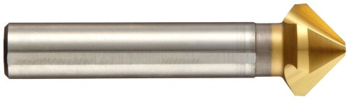 Magafor 4837 serija Kobaltni čelik Jednoj end-end coursink, 3 flaute, 90 stepeni, okrugli nosač, 0,63 Shank