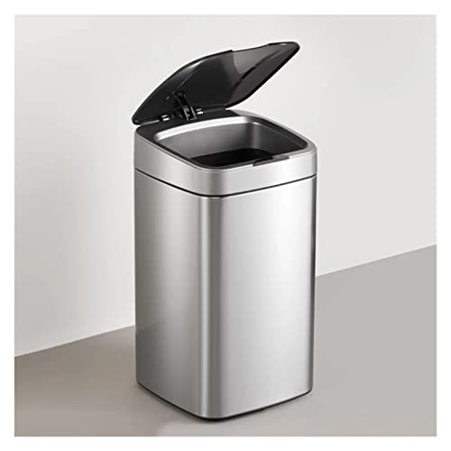YCFBH Kuhinjska pametna kanta za smeće može automatski senzor dnevni boravak od nehrđajućeg čelika kantu za smeće