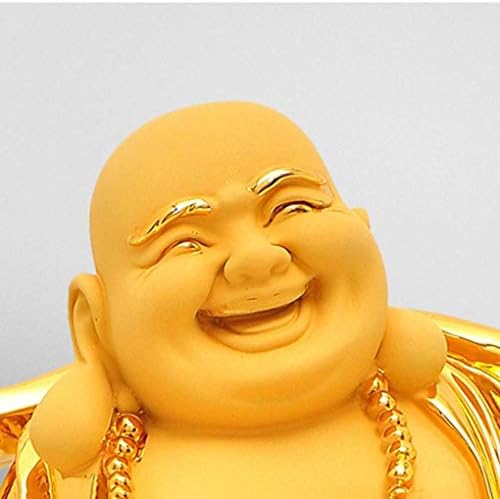 Myingbin Kineski feng Shui Smeh Buddha Statue Gold Ornament Ornament Privucite bogatstvo i