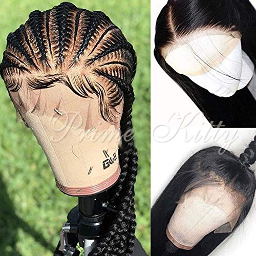 Fake Scalp Lace prednje perike 9A brazilske perike za ljudsku kosu za crne žene ravno lažno vlasište