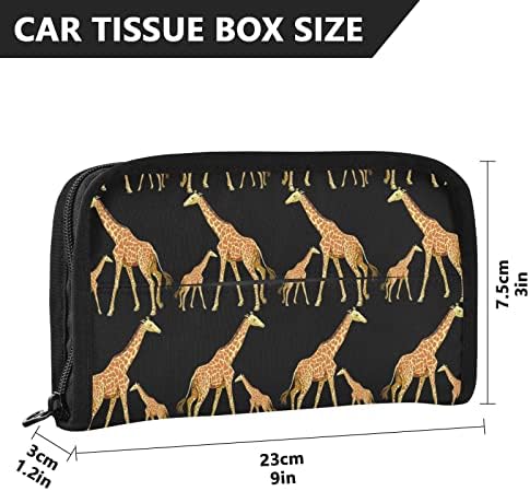 Držač za automobilski tkivo Giraffe-uzorak-majka-ljubavni tkivni tkivo natpisnog držača salveta