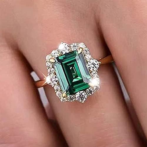 Otvoreni prsten vintage prsten sid stila cirkon prsten vjenčani vintage prsten stil cirkon prstena vjenčanja veličine 4 prstena za žene