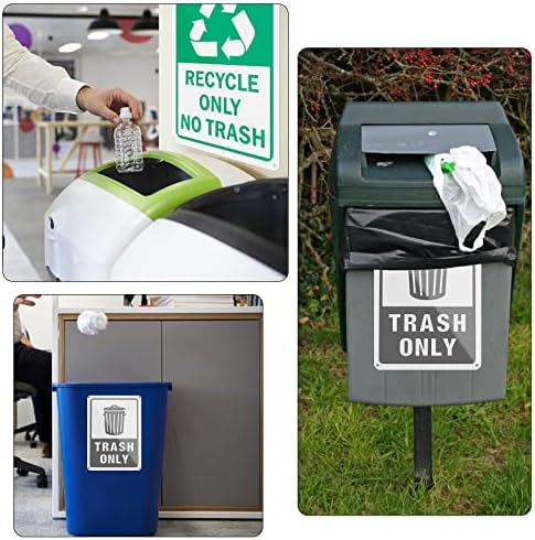2 pakovanje reciklirati samo ne smeće, znak za recikliranje + 2 pakovanje, znak za smeće, 10x7