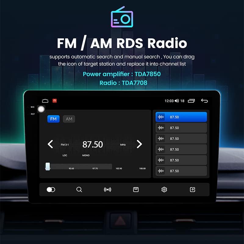 Android 10 auto radio stereo za Ford Mondeo 2014-2019, biorunn 9,5 inčni GPS Navi Octa Core