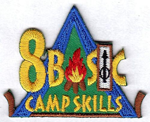 8 osnovnih kamp vještina Iron na patch izviđačima Djevojka dečko na otvorenom kampovanje