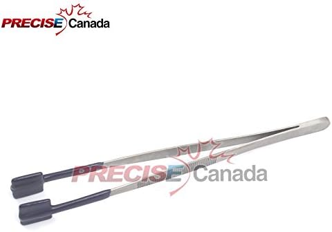 Precizna Kanada: Specijalne pincete PVC presvučene snage ravnih saveta Sigurna gumena gumena nestručna držanja