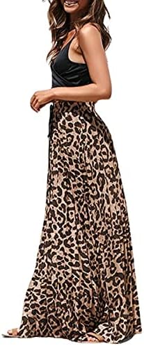 Pleted Flowy Midi Maxi suknje za žene Ležerne ljeto Boho midi suknja cvjetni print High Sheik